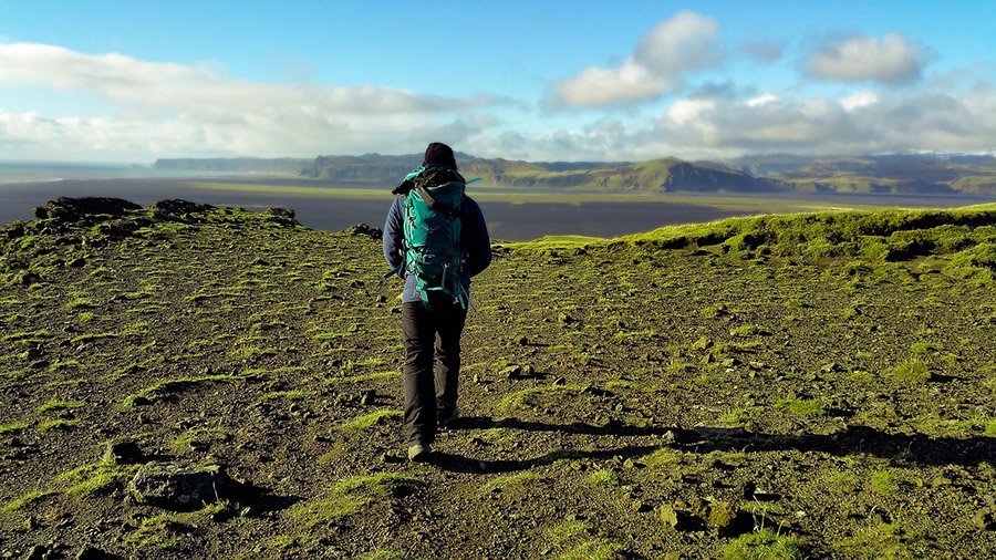 Solo hiking in Iceland