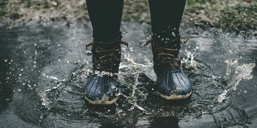 Duck boots for hiking