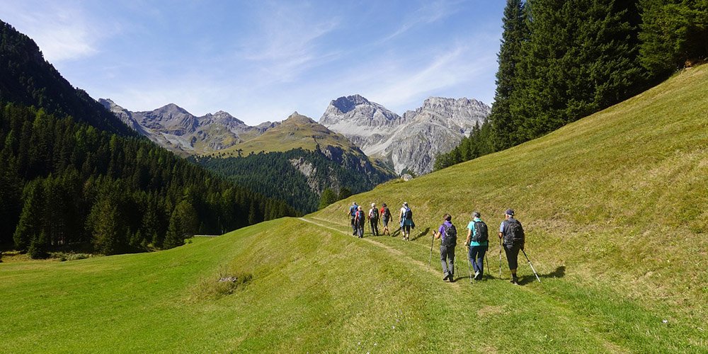 group of hikers